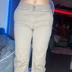 Vans tan cargo pants